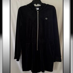 Juicy Couture Black Hooded Romper